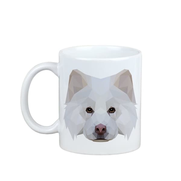 Finsk lapphund, finsk lapphund - krus med foto og inskriptionen geometrisk hund Art-Dog