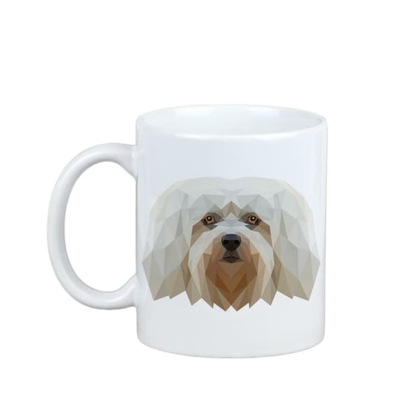 Havanese, Havanese - et krus med et foto og inskriptionen af en geometrisk Art-Dog-hund