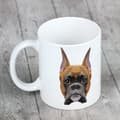 Miniatyrbild 5 av 6: Boxer, Boxer I - mugg med ett foto och inskriptionen av en geometrisk Art-Dog-hund