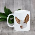 Miniatyrbild 4 av 6: Podenco från Ibiza, Podenco Ibicenco - mugg med ett foto och inskriptionen av en geometrisk hund Art-Dog