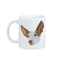 Miniatyrbild 1 av 6: Podenco från Ibiza, Podenco Ibicenco - mugg med ett foto och inskriptionen av en geometrisk hund Art-Dog