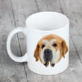 Miniatyrbild 5 av 6: Spansk Mastiff - mugg med ett foto och inskriptionen geometrisk hund Art-Dog