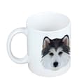 Pikkukuva 2 / 6: Siperianhusky, Siperianhusky - muki, jossa kuva ja merkintä geometrinen koira Art-Dog
