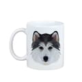 Pikkukuva 1 / 6: Siperianhusky, Siperianhusky - muki, jossa kuva ja merkintä geometrinen koira Art-Dog