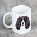 Miniatyrbild 5 av 6: Engelsk Springer Spaniel - mugg med foto och inskriptionen geometrisk hund Art-Dog