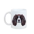 Miniatyrbild 1 av 6: Engelsk Springer Spaniel - mugg med foto och inskriptionen geometrisk hund Art-Dog