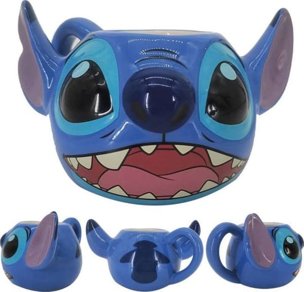 Mugg - kopp - mazagran Pyramid - SCMG28019 - 3D keramisk kopp Lilo - Stitch