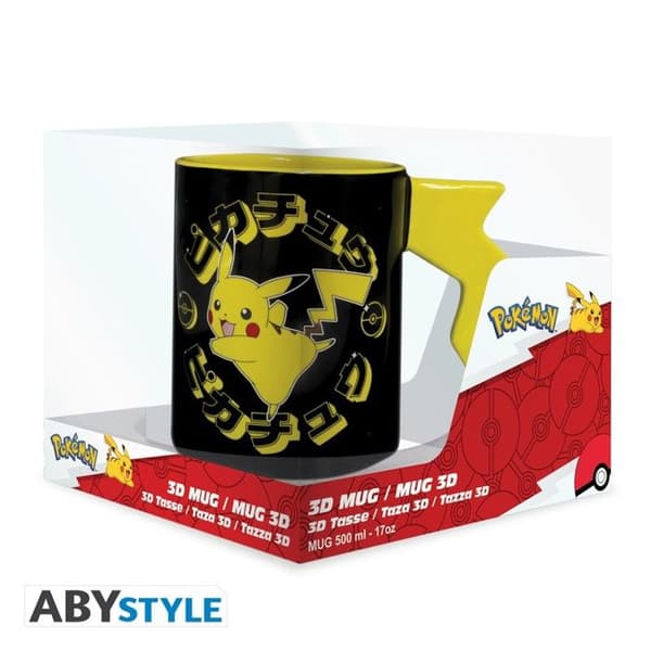 Nintendo Pokémon 3D-mugg Pikachu's Lightning Bolts