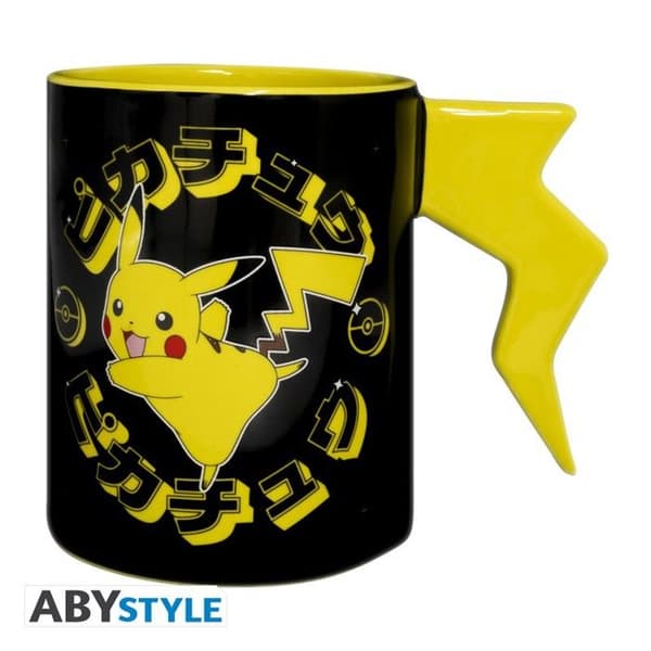 Nintendo Pokémon 3D-mugg Pikachu's Lightning Bolts