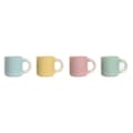 Miniatyrbillede 1 af 4: Dele kaffekopsæt Home ESPRIT Gul Blå Grøn Pink Porcelæn 110 ml 4 Dele