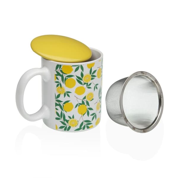 Krus med infusionsfilter Versa Citron
