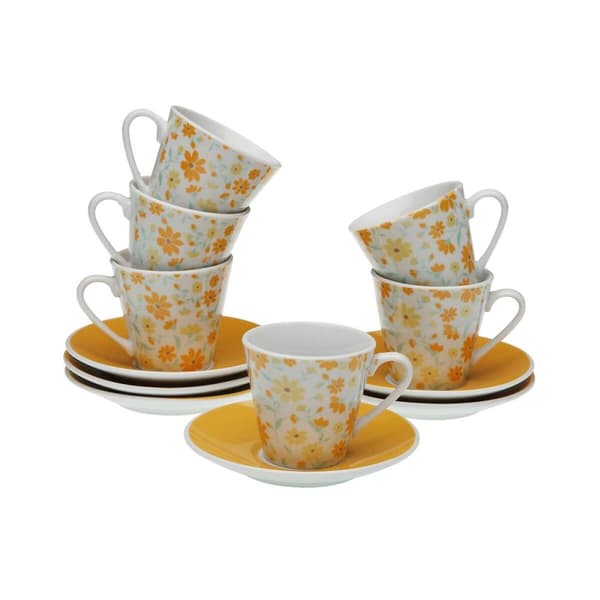 Kaffesæt Versa Clivia Porcelæn