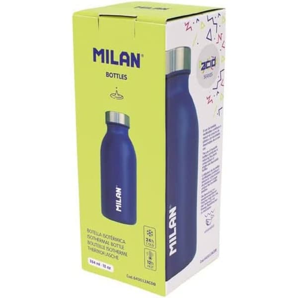 Termoflaskan Milan Acid Blå Rostfritt stål 354 ml