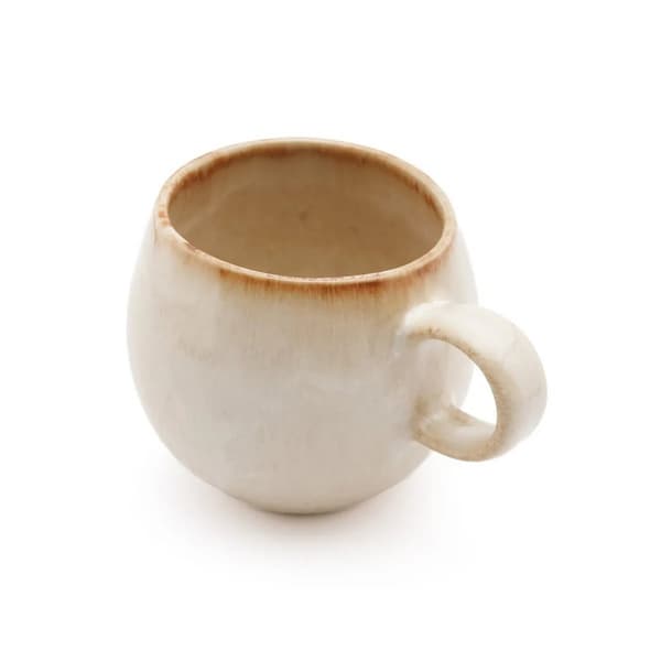 Rootz Cascais krus sæt af 6 - kaffekopper - keramiske krus - chip -proof - 12 cm x 8 cm x 9 cm