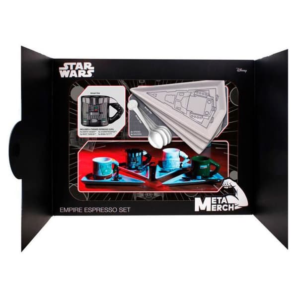 Hasbro Star Wars Empire espressokoppar, fat och skedar