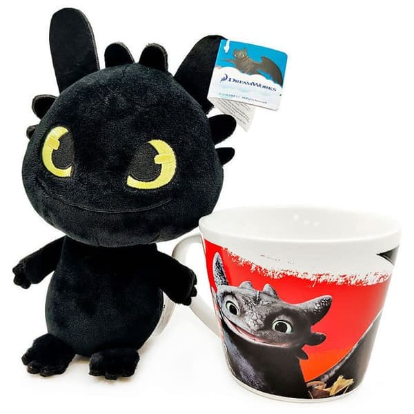 Mugg och plushleksak Dreamworks Animation Hur man tränar sin drake Tandlös