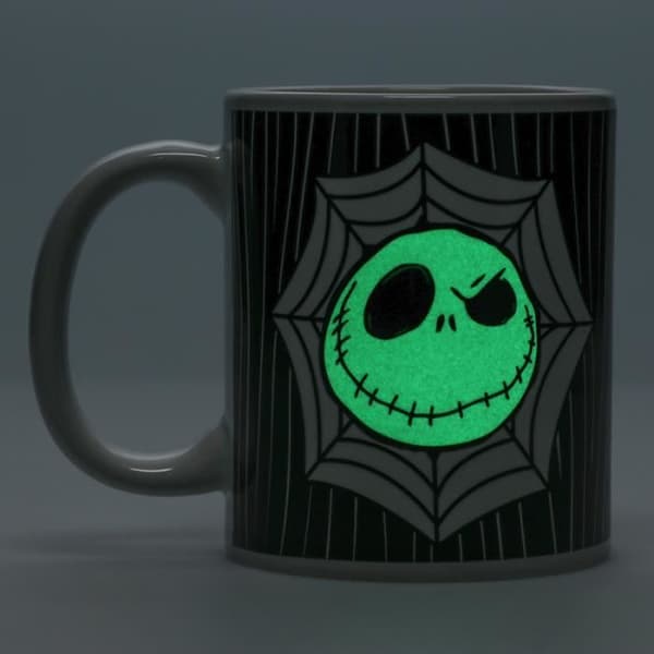 Mugg - The Nightmare Before Christmas - Glow in the Dark - Svart - Keramik