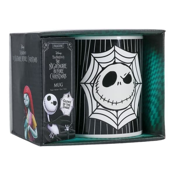 Mugg - The Nightmare Before Christmas - Glow in the Dark - Svart - Keramik