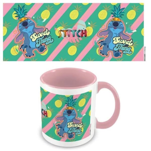 Mugg - Disney - Lilo och Stitch - Porcelain/Keramik/Stoneware - 300 ml - Maskindiskvänlig