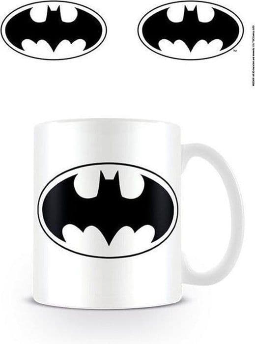Mugg - BATMAN - Canap Break - Vit - Porslin - Keramik - Stengods - Cylindrisk - Vuxen - Tål maskindisk