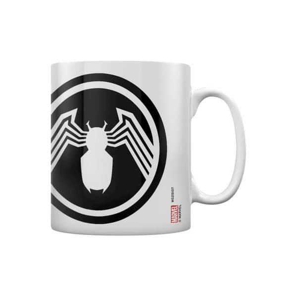 Mugg - Marvel - Venom - Symbiote Symbol - Vit - Porslin/Ceramik/Granit