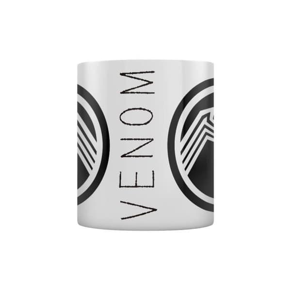 Mugg - Marvel - Venom - Symbiote Symbol - Vit - Porslin/Ceramik/Granit