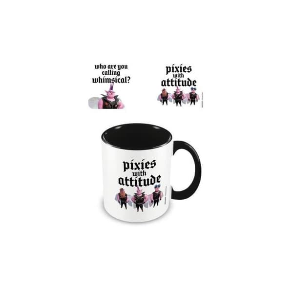 Mugg - PYRAMID INTERNATIONAL - Färgade Inner Pixies With Attity - Keramik - Flerfärgad - Cylindrisk