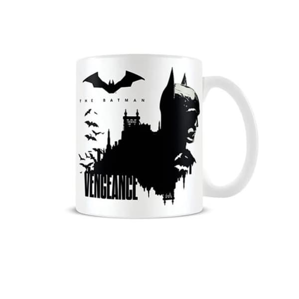 Mugg - PYRAMID INTERNATIONAL - Batman Vengeance Gotham City - 315 ml - Keramik - Svart och vit