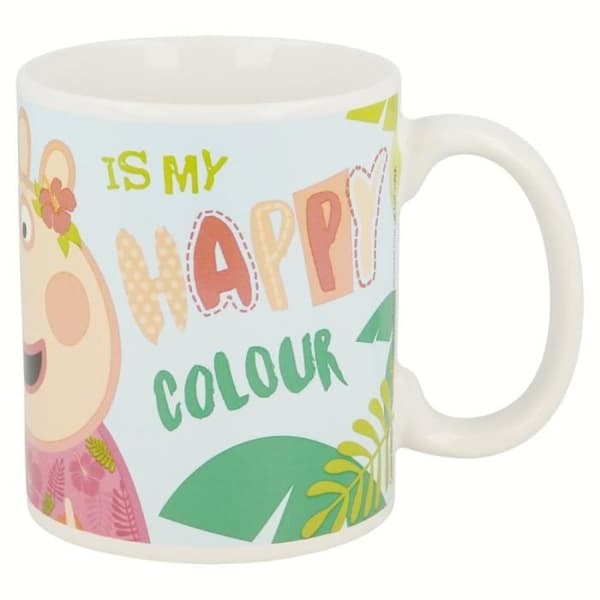 Mugg - Peppa Pig - Rosa y Verde - Keramik - 8x9,5 cm - 325 ml