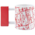 Miniatyrbild 2 av 5: Mugg - MARVEL - Marvel-logotyp - Röd/vit - Keramik - Diskmaskinvänlig