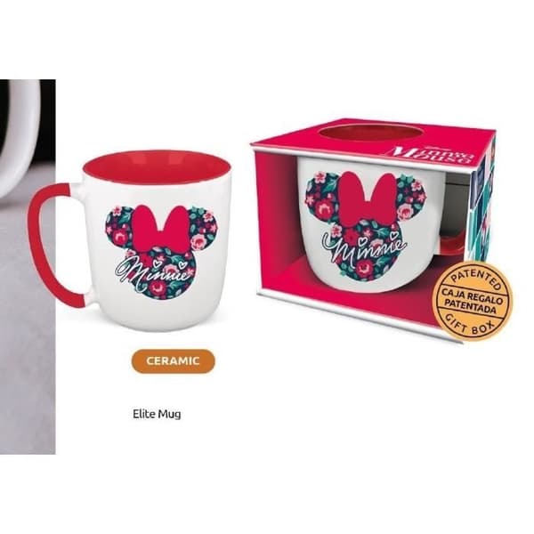 Mugg - MINNIE - Trädgård - 384ml - Färgglad Inredning - Porslin