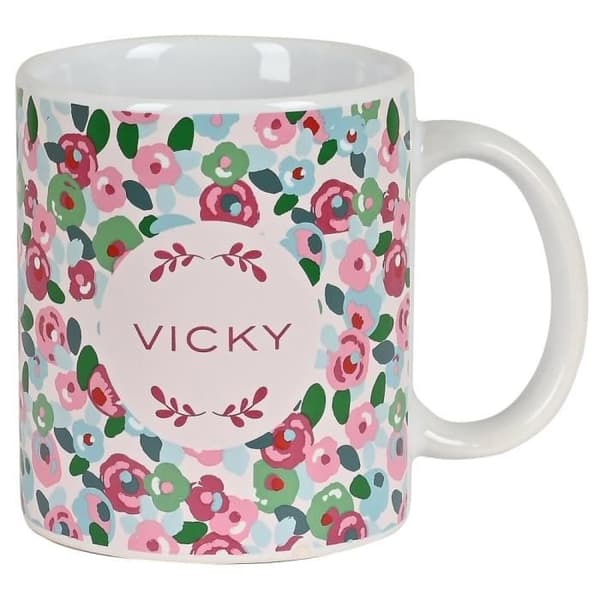 Mugg - Safta - VickyMB - Keramik - Flerfärgad - 35 ml - Diskmaskinskompatibel