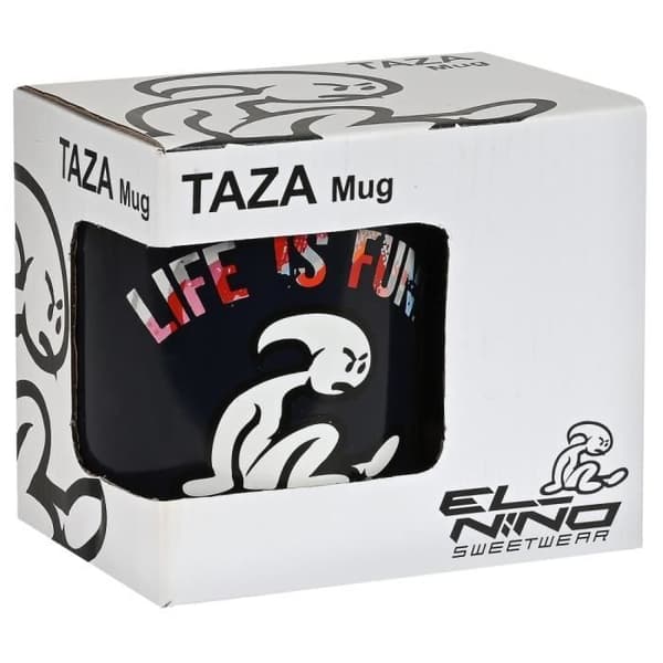 Keramikkopp - Safta - El Niño Life - Svart og hvit - 10x8 cm - 35 ml