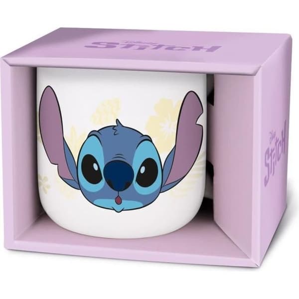 Stor Ungdom - Disney - Mugg Frukost Keramik i Presentbox Stitch - 400 ML