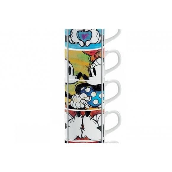 Mugg Expresso - MICKEY - Kärlek Söt Kärlek - 6 stycken - Metall - Flerfärgad - Barn