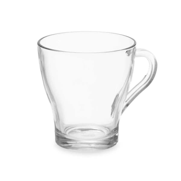 Tee- ja kahvikuppi Vivalto 1 Läpinäkyvä Lasi 280 ml (6 osaa)