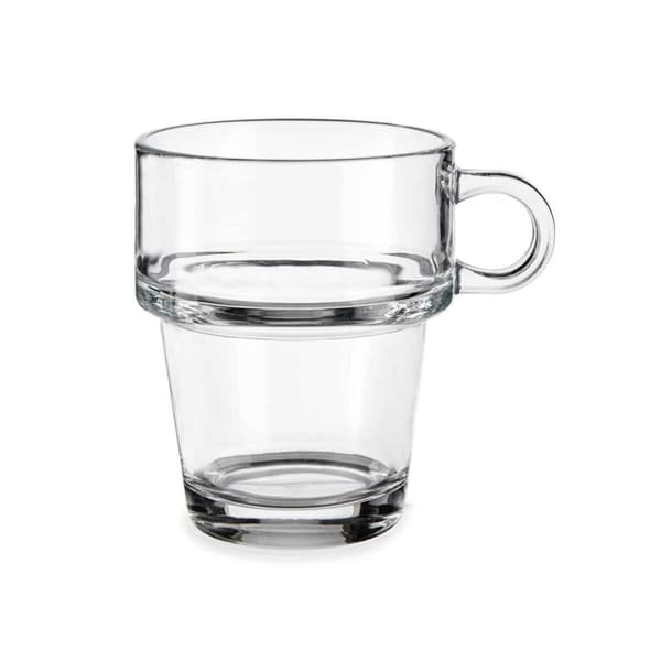 Tee- ja kahvikuppi Vivalto Z908-9/BHA6 Läpinäkyvä Lasi 270 ml (6 osaa)
