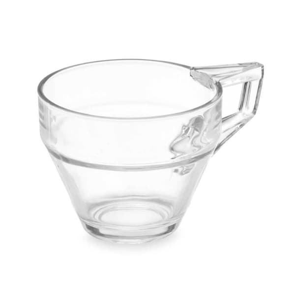Te- och kaffekopp Vivalto ZLQ02/BHA6 Transparent Glas 199 ml (6 antal)