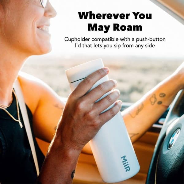 Mugg - kopp - mazagran Miir - TRV1SV16001 - 360 Traveler Vit - Isolerad mugg 470ml