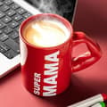 Miniatyrbild 2 av 2: Mugg Super Mama Kopp med muskulösa armar, presentidé till mamma