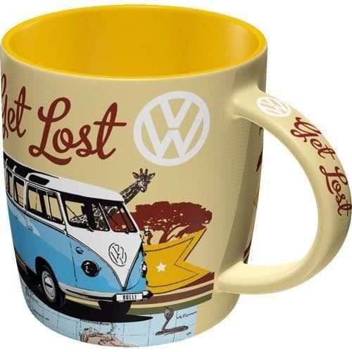 Kaffekopp (kaffemugg) Vw Volkswagen T1 Bulli på savannen
