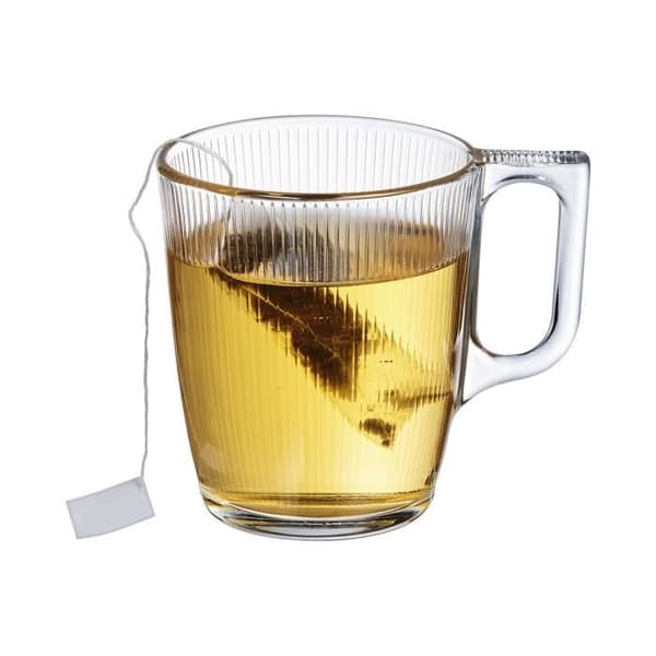 Mugg - Luminarc - Stripy - Transparent Glas - 250 ml - 6 enheter - Mikrovågskompatibel
