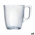 Miniatyrbild 1 av 3: Mugg - Luminarc - Stripy - Transparent Glas - 250 ml - 6 enheter - Mikrovågskompatibel