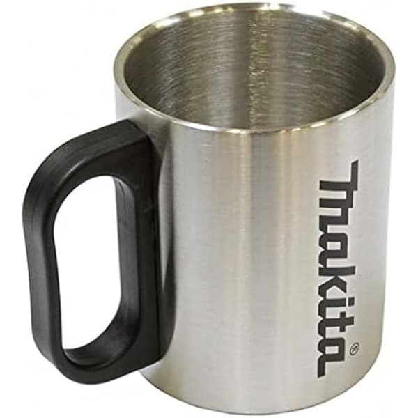 Isolerad mugg - MAKITA - Standardmodell - Silver - Rostfritt stål - Cylindrisk