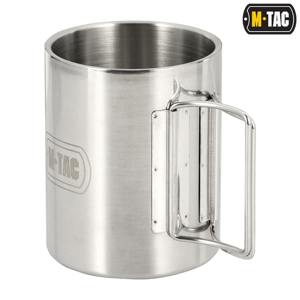 Termosmuki 450 ml, taitettava teräskahva