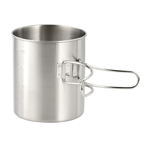 M-TAC Camping Muki 450 ml Taitettava teräskahva