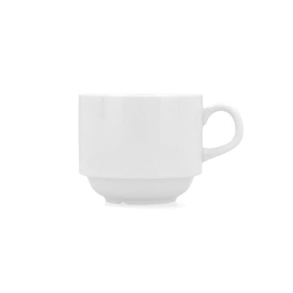 Infusionstasse - Bidasoa - Glacial Vit - Keramik - 250 ml - Pack av 6 enheter