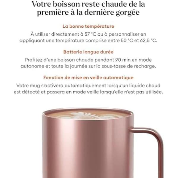 Intelligent mugg - EMBER - Ember 2 - 295 ml - Temperaturkontroll - LED-display