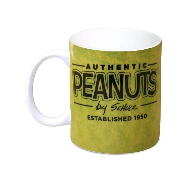 Mugg - LOGOSHIRT - Snoopy - Keramik - Vit - Cylindrisk