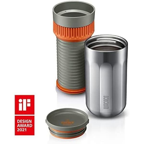 Bärbar Kaffebryggare - WACACO - Pipamoka - Manuell - Rostfritt Stål - Modernt Design